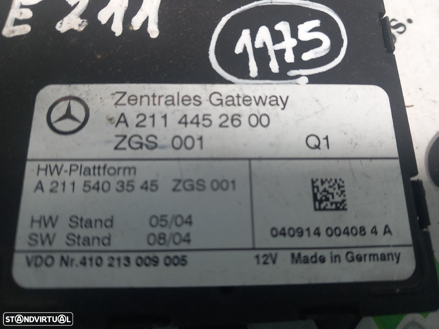 Módulo Eletrónico Mercedes-Benz E-Class (W211) - 3