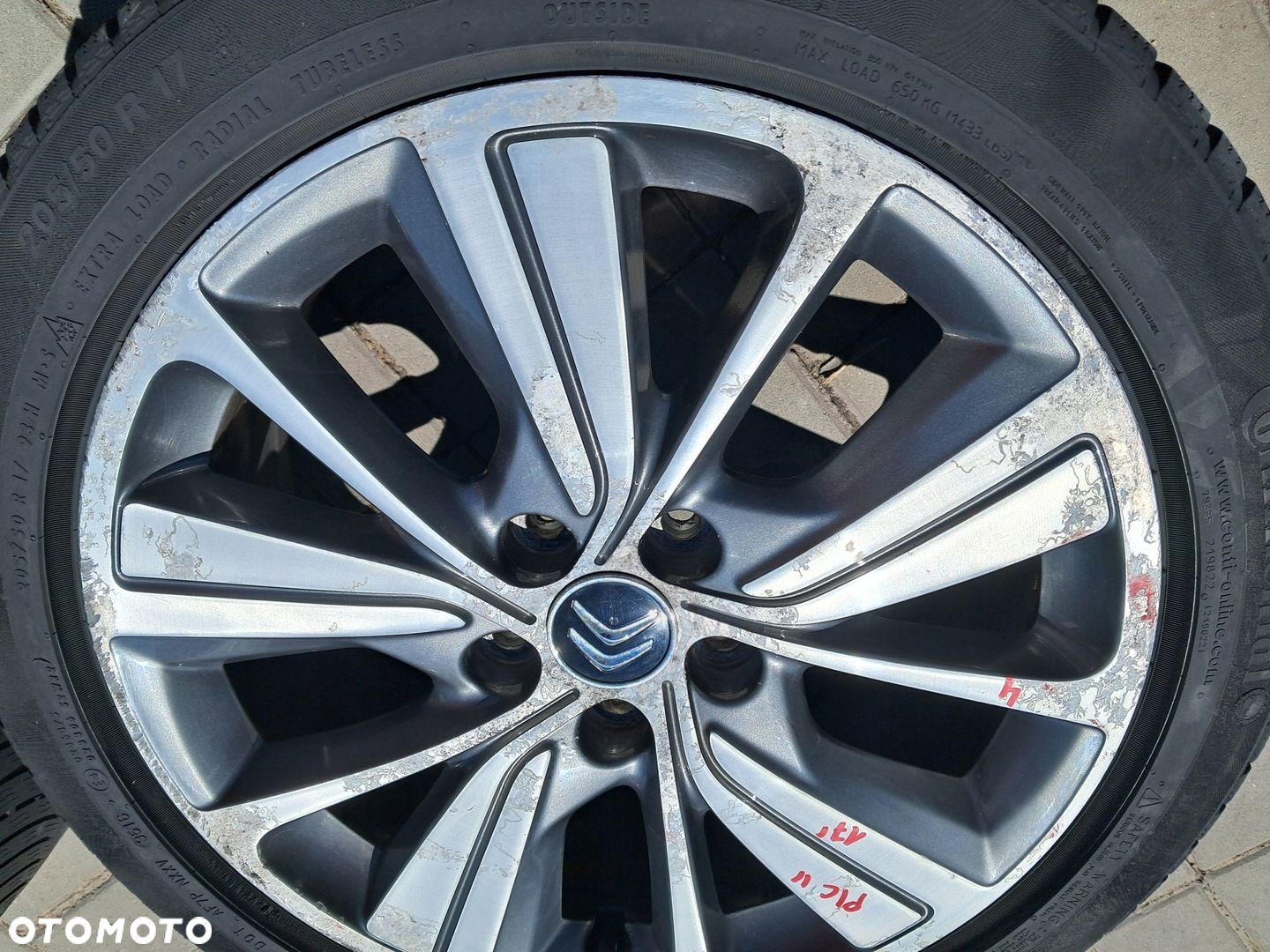 Citroen C4 Grand Picasso II Felgi aluminiowe 9677090377 7.0"x17" 5x108 ET50 - 14