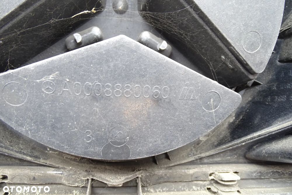 GRILL ATRAPA CHŁODNICY POD RADAR MERCEDES ML W166 A1668800123 - 9