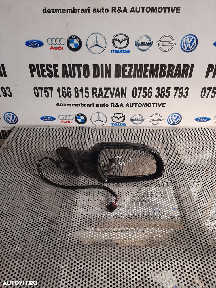 Oglinda Dreapta Audi A4 B8 Electrica Incalzita Volan Stanga Vandut De Firma Cu Garantie Livram Oriu - 1