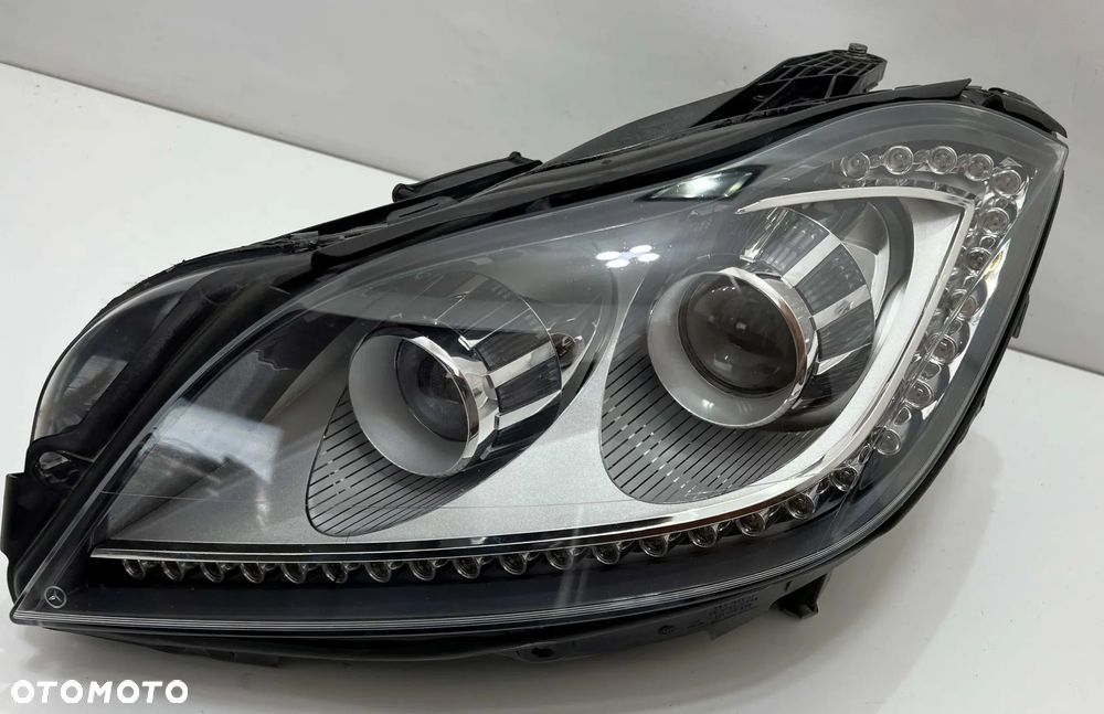 Reflektor lewy bi-xenon + LED lampa lewa OE Mercedes W218 CLS 11r Europa - 9