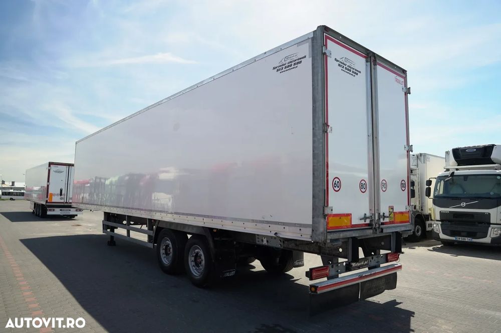 Fruehauf TROUILLET / CONTAINER / COFFER / DOUĂ AXE SAF / PODEA FOARTE REZISTENTĂ: ȘIMBĂTĂ / SAF / 2022 - 5