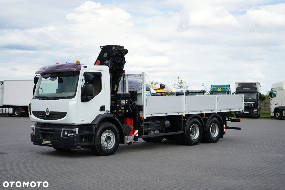 Renault PREMIUM / 370 / 6 X 4 / SKRZYNIOWY + HDS / HIAB 377 EP - 4 / PILOT - 30