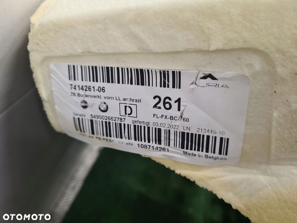 MINI F60 LCI PODŁOGA WYKŁADZINA 7414261 7444911 - 6