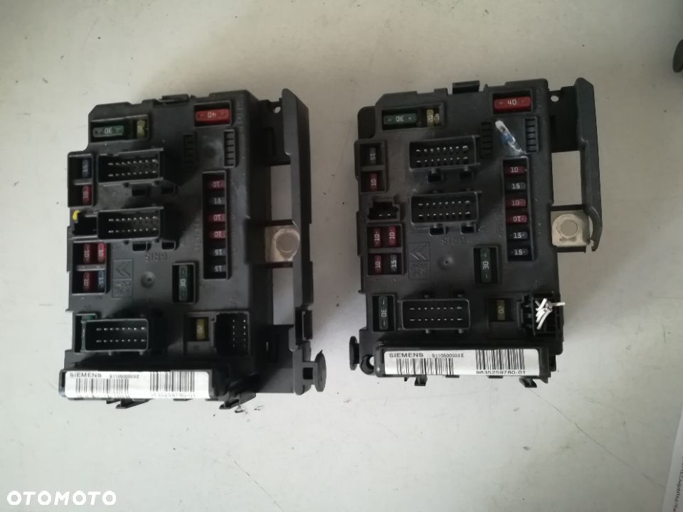 MODUŁ BSM A5 SKRZYNKA BEZPIECZNIKÓW CITROEN C5 S110500003E - 1