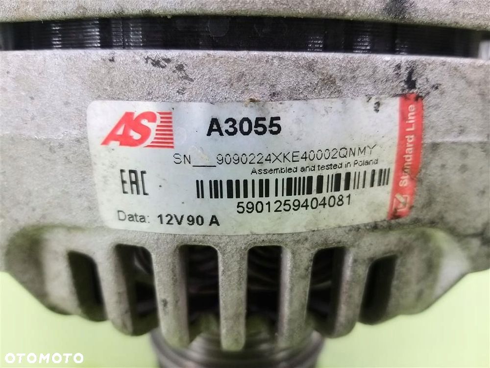 Alternator Opel Astra III H 2004-2013 1.3 CDTI 90KM  90A 5901259404081 - 2