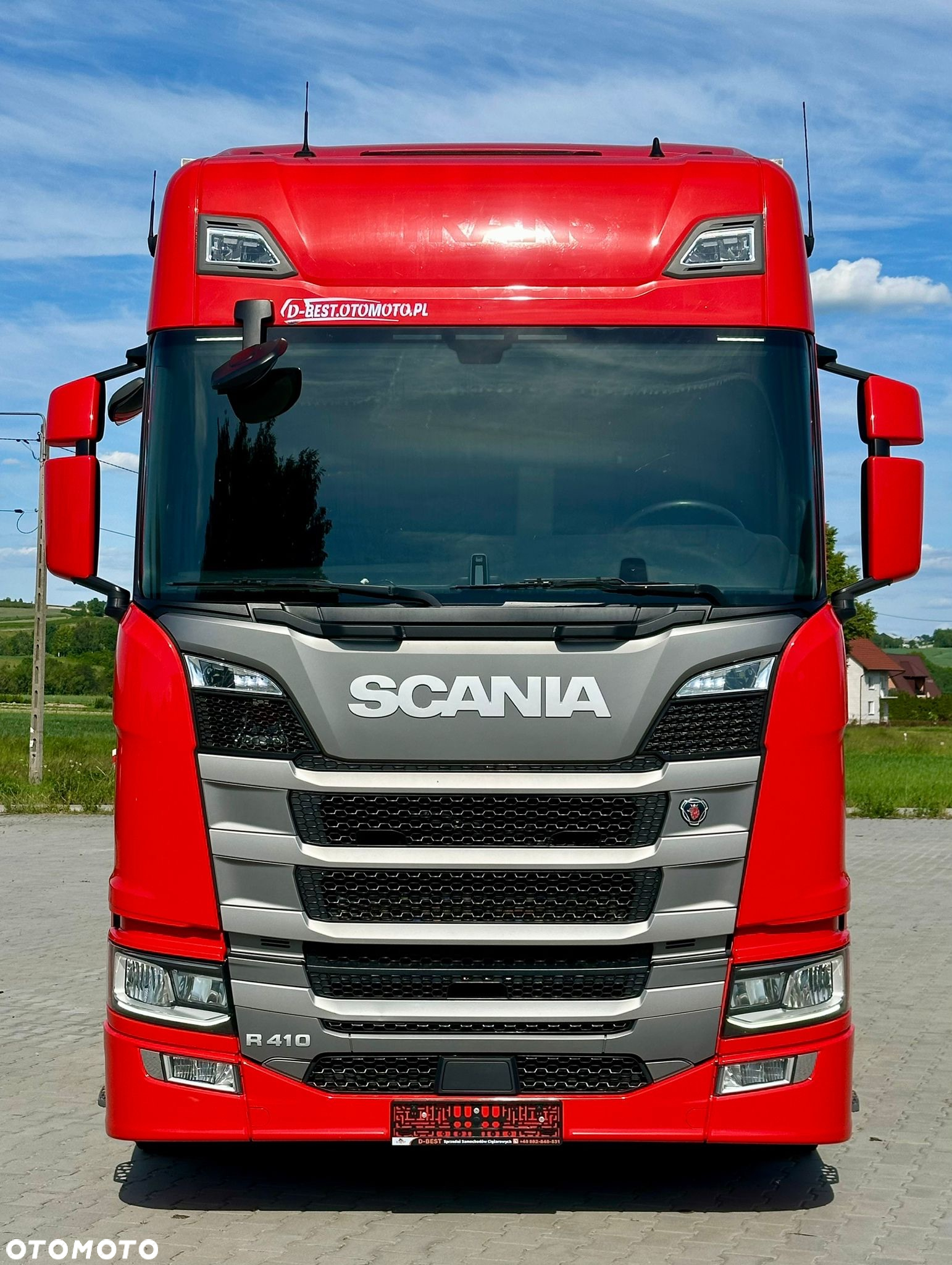 Scania R410 / FIRANKA / 21 EUROPALET / 8.5 M DŁUGOŚCI / 6x2 / PODWIESZANA I SKRĘTNA OŚ / AUTOMAT / SYPIALKA / 12.2020 ROK - 7