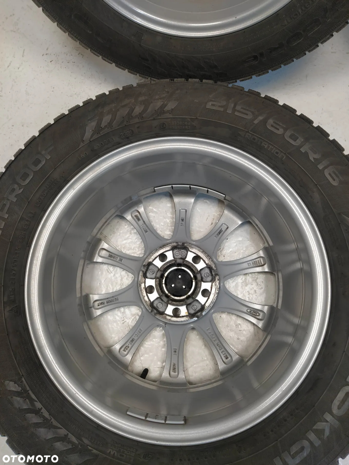 FORD FOCUS 2 3 4 / C-MAX / MONDEO 3 4 5 / KUGA / S-MAX / GALAXY 6.5X16 ORYGINALNE FELGI ALUMINIOWE R16 ET50 5x108 OPONY 215/60 KOŁA - 17