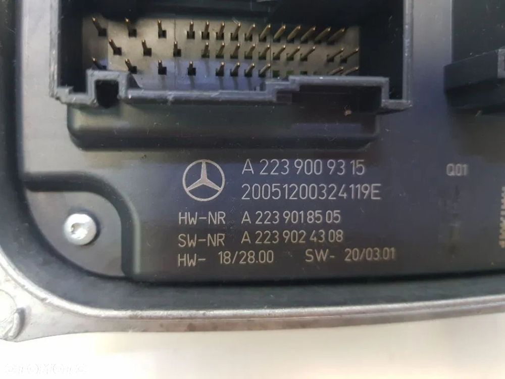 NOWY MODUŁ przetwornica lampy led MERCEDES W223 S KLASA A2239009315 A2C760279 - 6