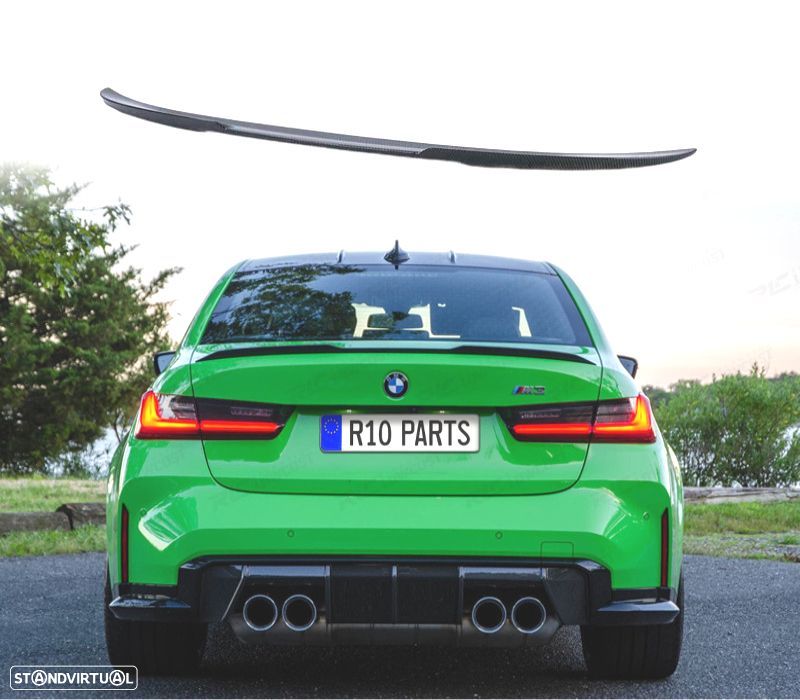 AILERON SPOILER TRASEIRO BMW M3 F30 F80 M3 CARBONO - 1