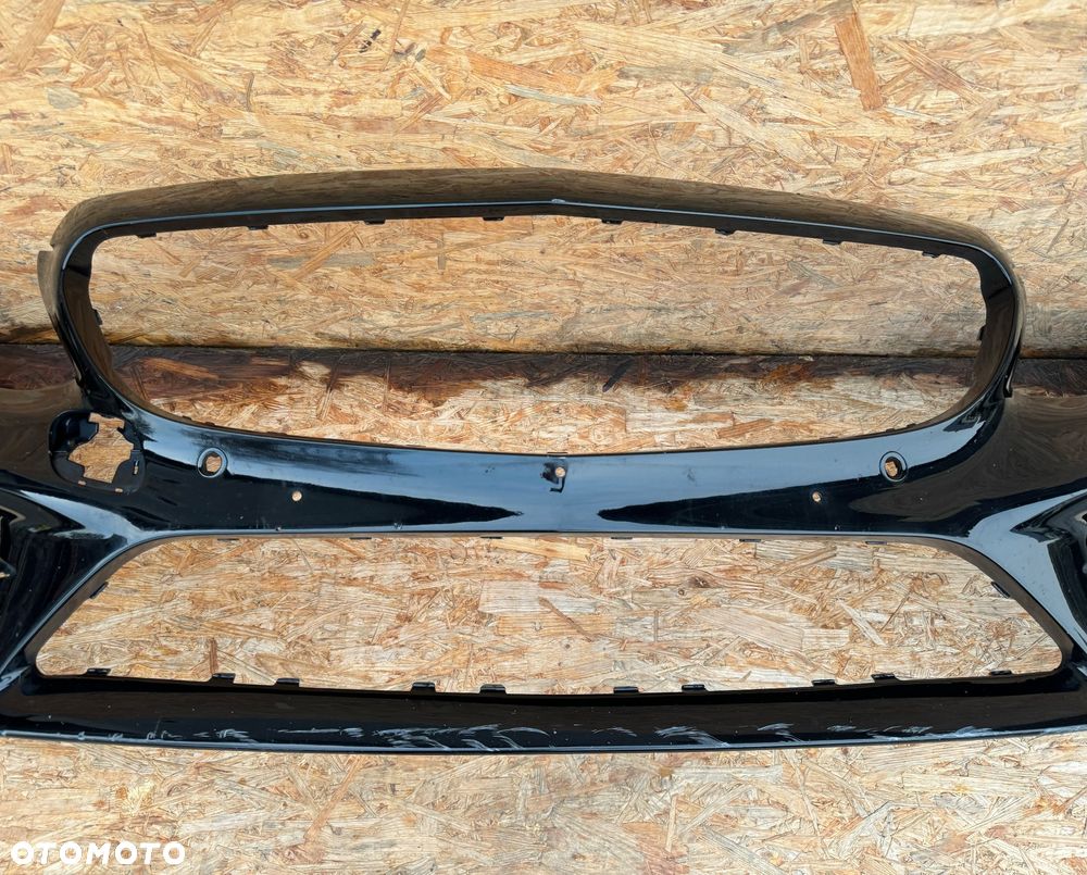 ZDERZAK PRZÓD PRZEDNI MERCEDES-BENZ C-KLASA W205 LIFT AMG 6PDC 19-21 CZARNY LISTWA A2058856002 A2058856502 A2058856602 ORYGINAŁ - 4