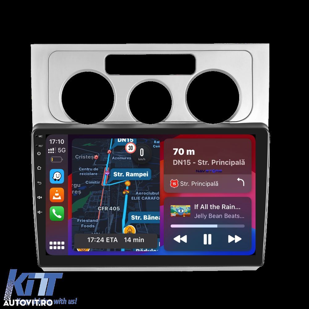 Navigatie Dedicata Volkswagen Touran (2003-2010), 10Inch, 8Gb Ram, 256 - 2