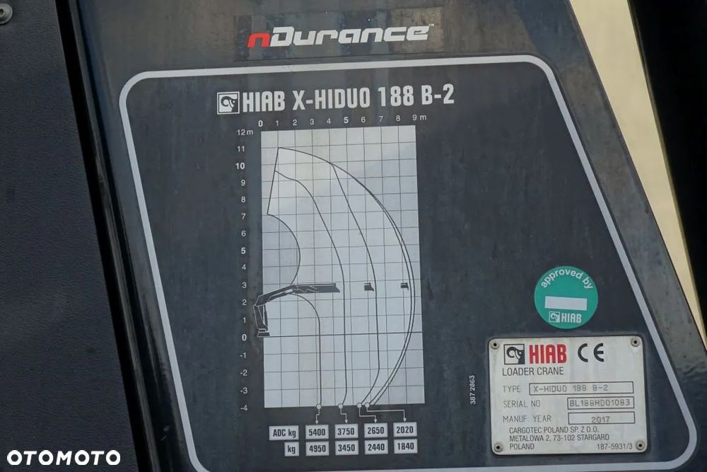 DAF XF 460 6x2 / EURO6 / AUTOMAT / INTARDER / HDS X-HIDUO 188 B-2/ ZABUDOWA SKRZYNIA BURTOWA + PRZYCZEPA LECITRAILER - 23