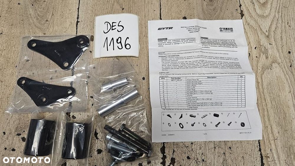 Oryginalne crash-pady Yamaha XJ6F Diversion  36P-F11D0-V0 - 1