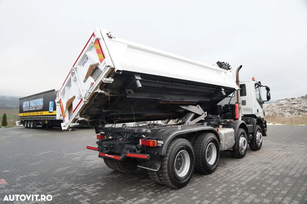 Iveco TRAKKER 450 / 8x4 / BASCULATOR / HYDRODOXY / BORDMATIC / EURO 6 / - 9