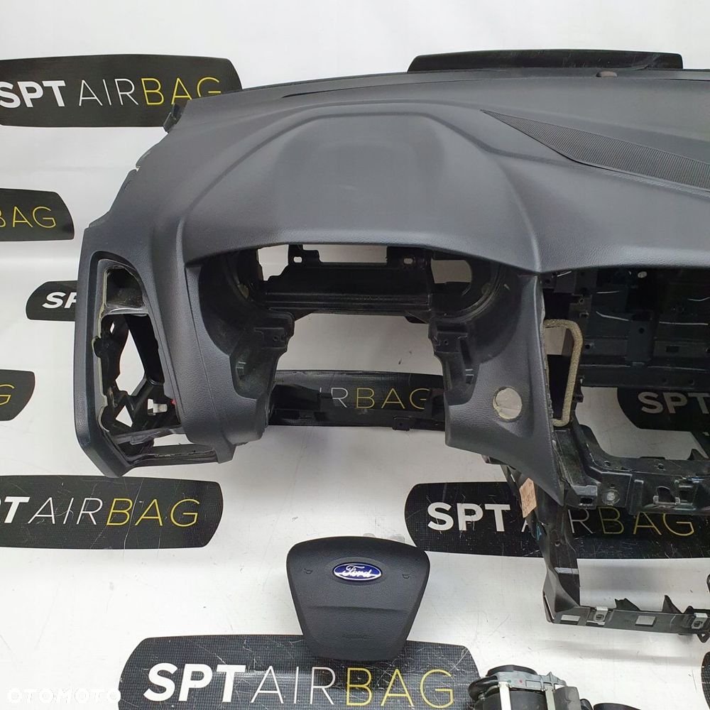 FORD FOCUS MK3 III 3 LIFT KOKPIT DESKA KONSOLA PULPIT PODUSZKA AIRBAG AIR BAG PASY KIT SET - 2