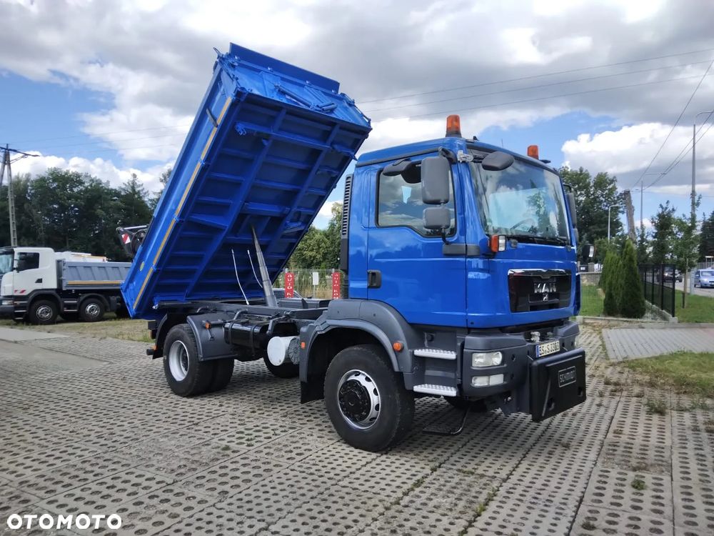 MAN TGM 18.290 wywrotka 4x4 czołownica,resor