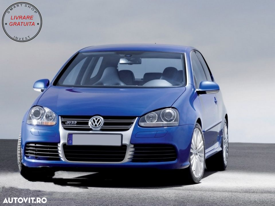 Grila Centrala VW Golf 5 V (2003-2009) R32 Design Crom- livrare gratuita - 6