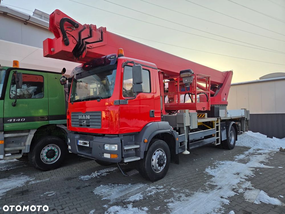 MAN TGM 18.280 4x4 BB - 45 m WUMAG Elevant Palfinger WT 450 Podnośnik koszowy zwyżka Ruthmann Multitel terenowy - 1