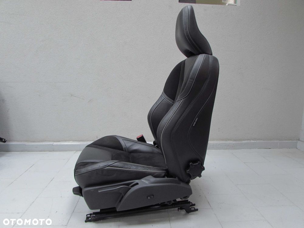 VOLVO S60 II 10-17 R DESIGN FOTELE SIEDZENIA KANAPA OPARCIE TAPICERKA SKORA ALCANTARA GRZANE - 15