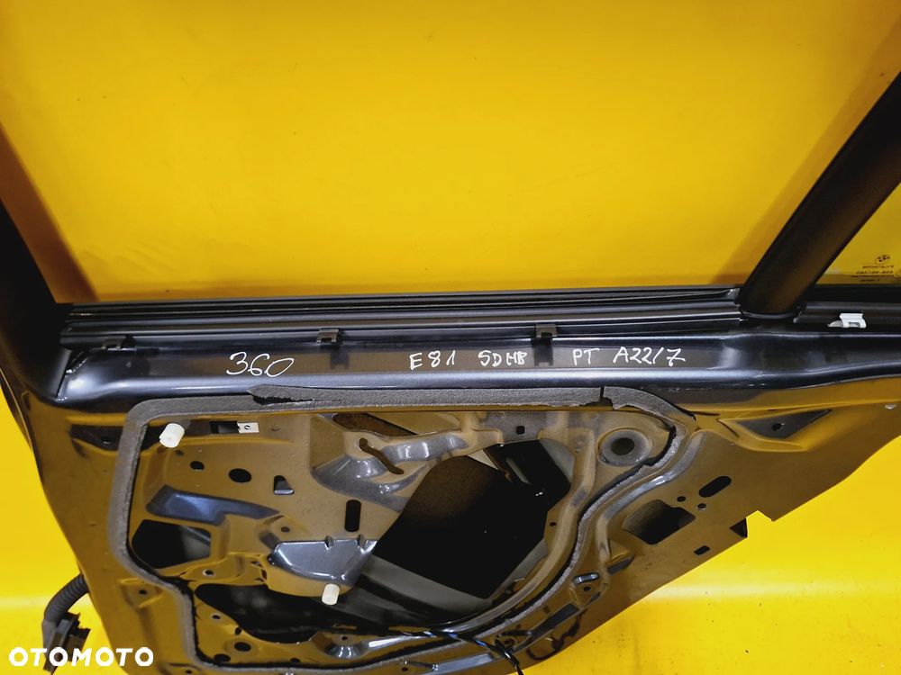DRZWI PRAWY TYŁ PRAWE TYLNE BMW E87 HB 5D LAK: A22/ 7 04-07 NR360 - 9