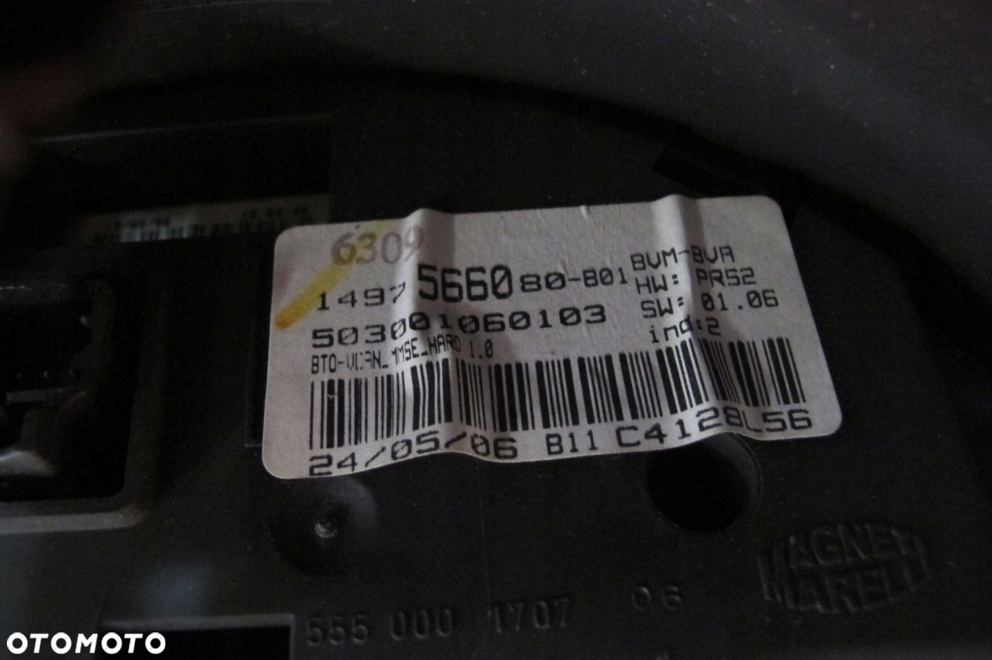 PEUGEOT 807 LICZNIK ZEGARY WYŚWIETLACZ 1497566080 - 4