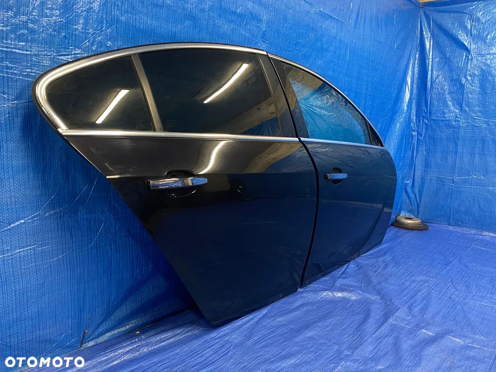 DRZWI PRAWE PRAWY PRZÓD PRZEDNIE TYŁ TYLNE KOMPLETNE OPEL INSIGNIA A HB SEDAN 11R ; CZARNE LAKIER Z20R ORYGINAŁ EUROPA - 4