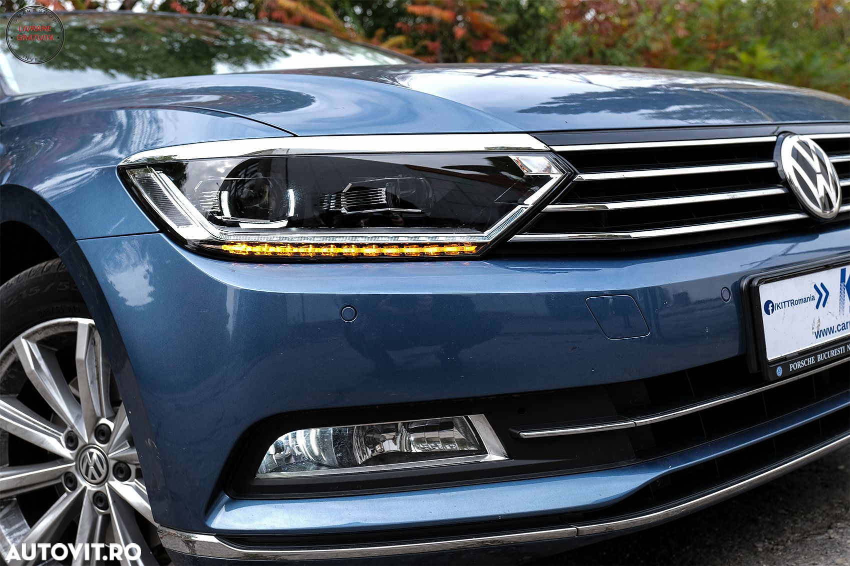 Faruri Full LED Dinamic VW Passat B8 3G (2014-2019) Matrix Look- livrare gratuita - 17