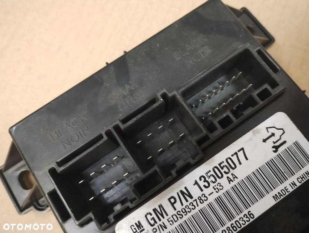 OPEL INSIGNIA STEROWNIK MODUŁ FOTELA 13505077 - 5