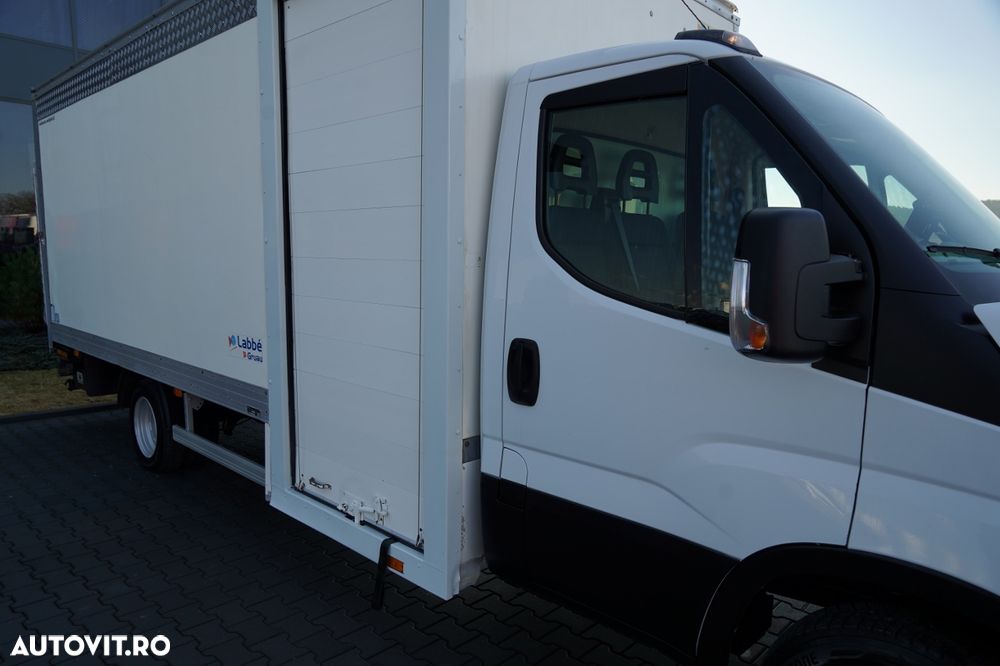 Iveco DAILY 50-180 / CONTAINER 5.5 M / HI-MATIC / ELEVATOR 750 KG / DUBLU / CAMERĂ VEDERE SPATE / GVWR: 5.200 KG / 2019 / IMPORTAT - 12