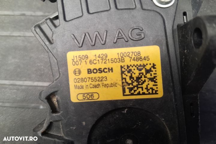 Pedala acceleratie 0280755223 0280755223 Volkswagen VW Polo 5 6R [200 - 4