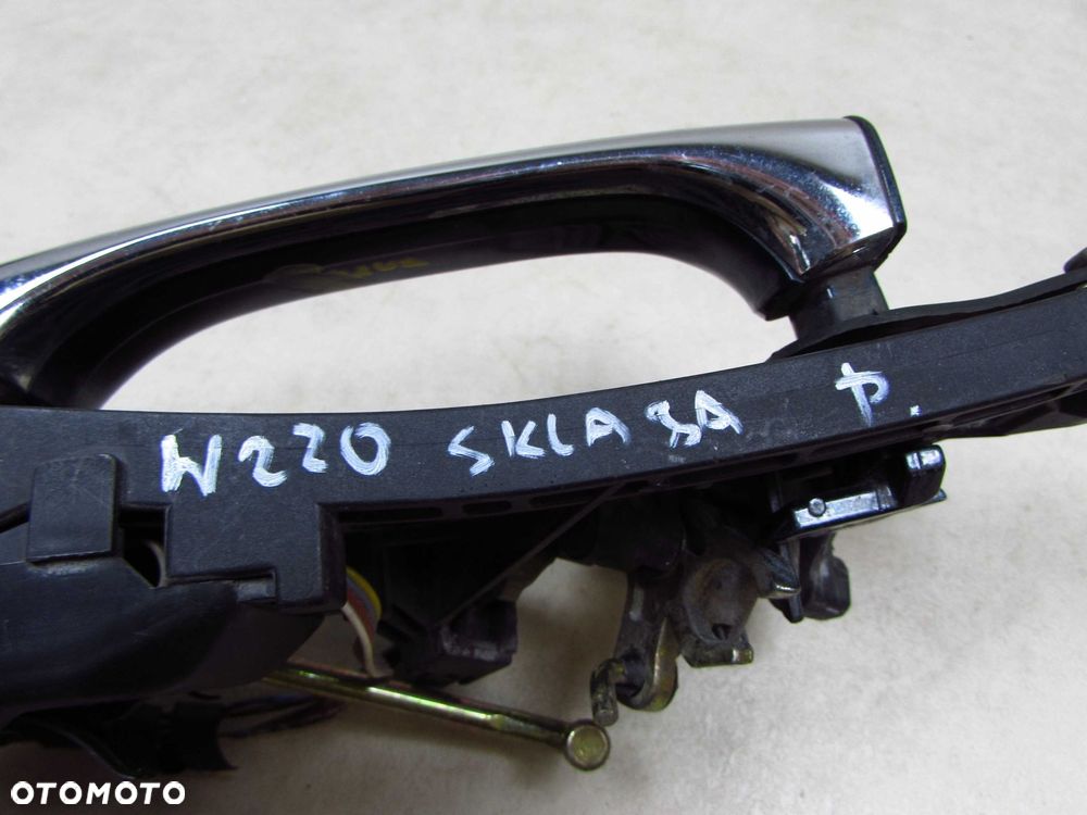 MERCEDES S KLASA W220 KLAMKA ZEWNETRZNA KASETA PRZOD PRAWA 6 PIN KEYLESS - 8