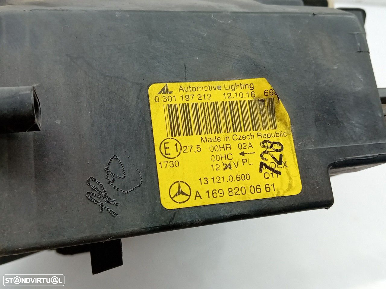Ótica / farol direita MERCEDES-BENZ Classe A (W169) - 5