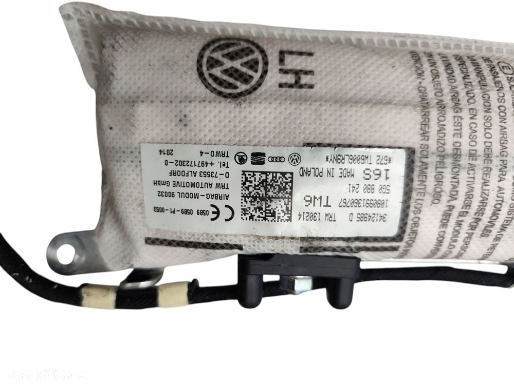 PODUSZKA FOTELA LEWA SEAT LEON III (2012-2016) 1.2 TSI 105KM 5G0880241 - 2