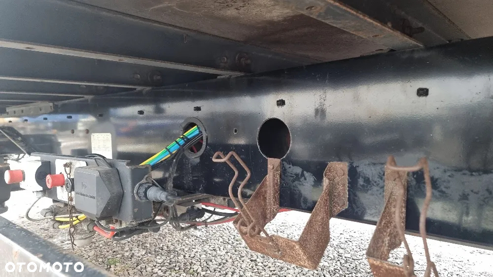 Saxas 15.500zł netto PRZYCZEPA 7,05m DMC 12.000KG KONTENER PODUSZKA ST.BDB MOŻLIWOŚĆ TRANSPORTU - 9