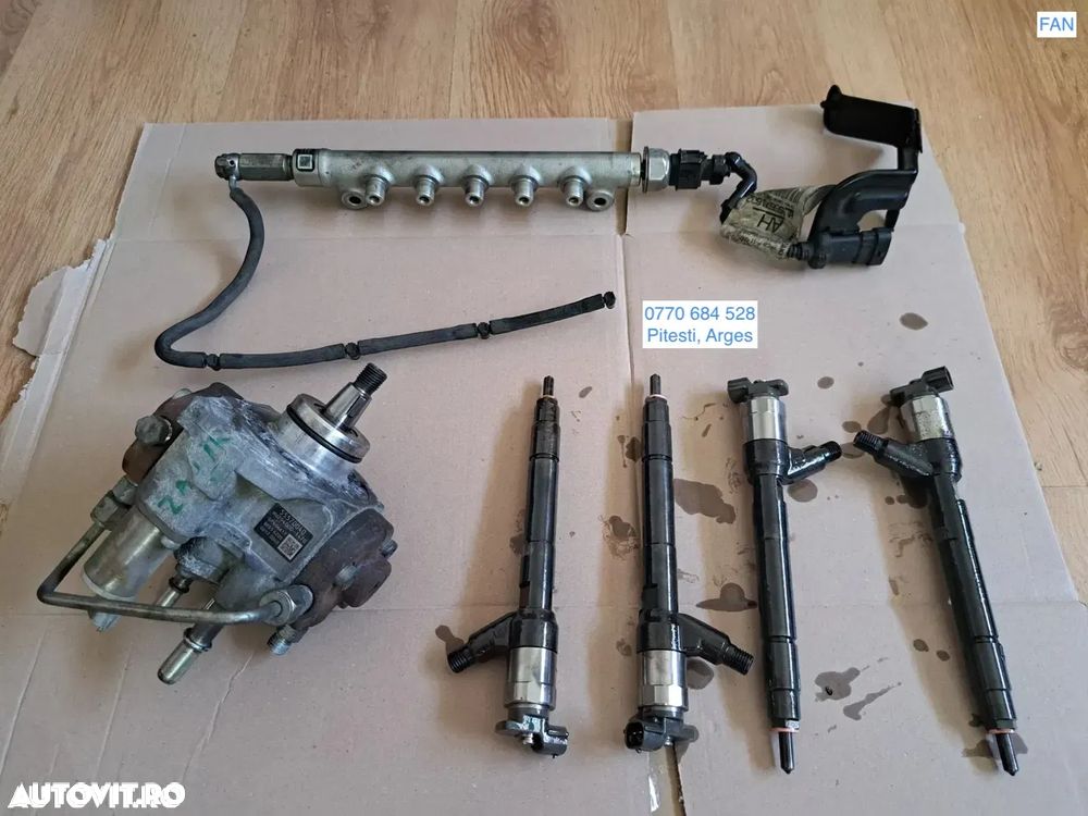 Kit Set Injectie Injectoare Pompa inalta presiune Rampa injectoare Opel Zafira C Insignia Meriva B Astra J 1.6 cdti 2009-2015 - 1