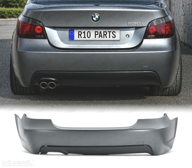 PARÁ-CHOQUES TRASEIRO BMW E60 07-10 LOOK M - 1