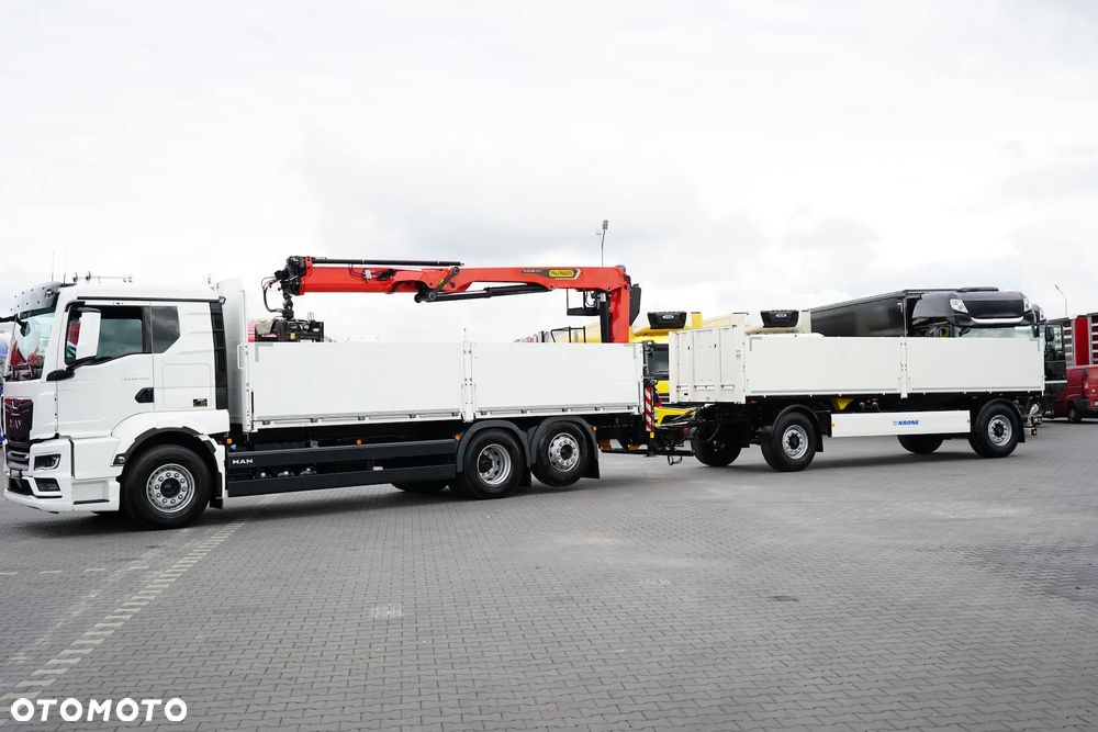MAN / TGS / 26.470 / 6 X 2 / ZESTAW SKRZYNIOWY + HDS / PALFINGER PK 20 501 L / OŚ SKRĘTNA / CHWYTAK - 27