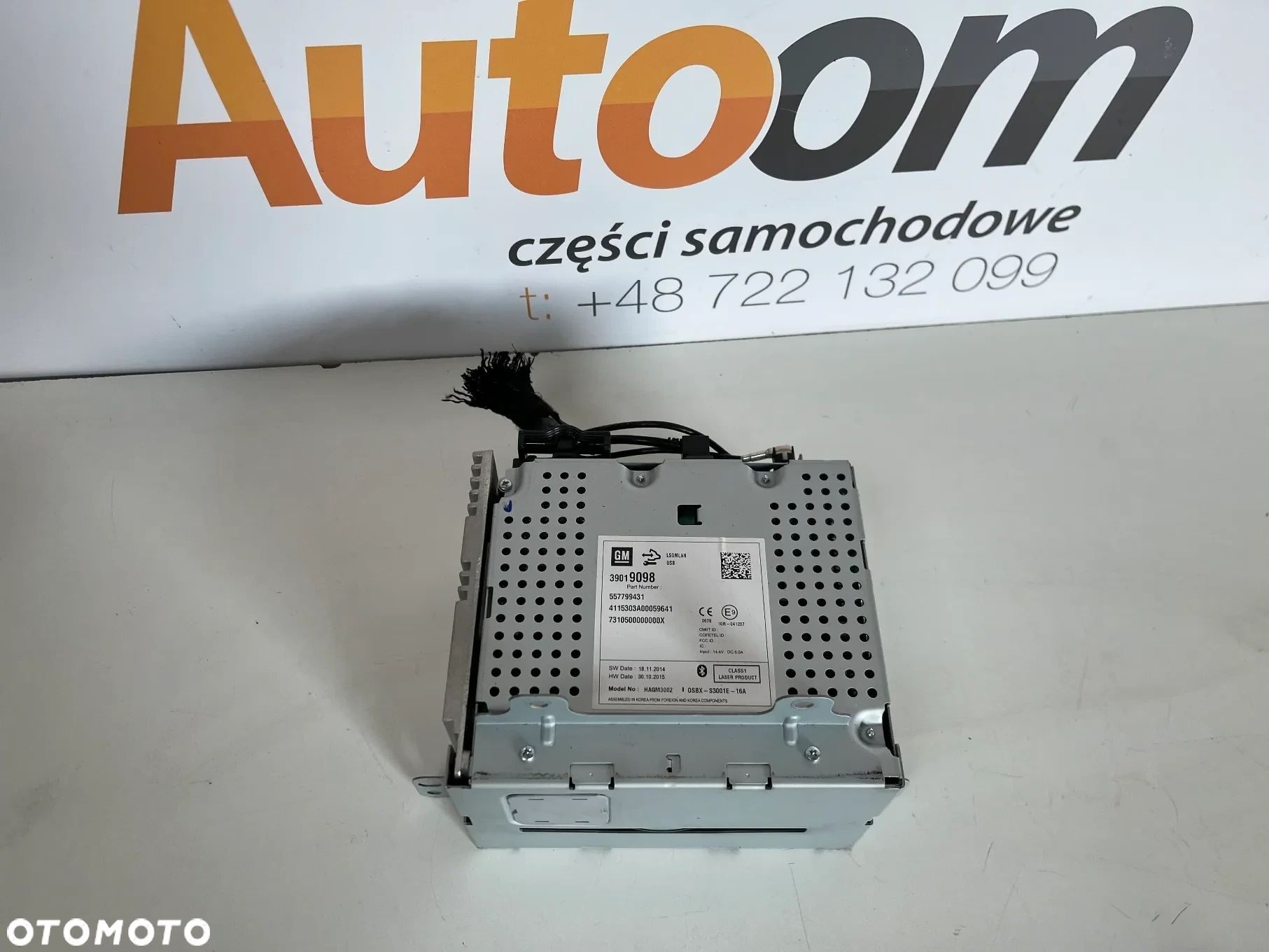RADIO  OPEL ZAFIRA C 39019098 - 1
