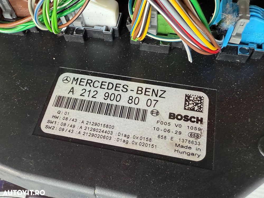 TABLOU PANOU SIGURANTE MERCEDES BENZ C250 CDI C CLASS W204 2.1 DIESEL 2010 COD OEM A2129008007 2008-2014 - 6