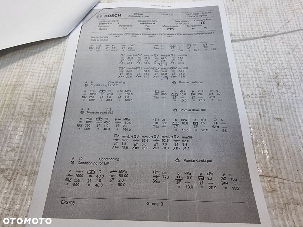 WTRYSK WTRYSKIWACZ OPEL ASTRA K V  1.6 CDTI 55585167 - 9