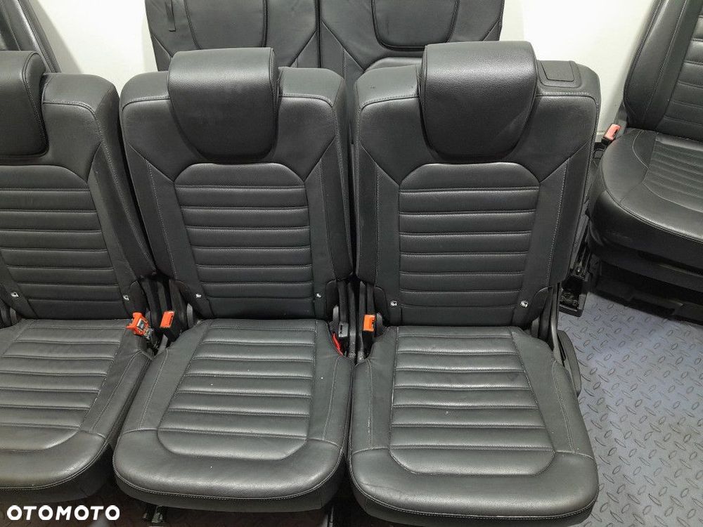 FORD GALAXY MK3 15- FOTELE SIEDZISKO 3 RZĄD 7 OSOBOWE KOMPLET UK - 3