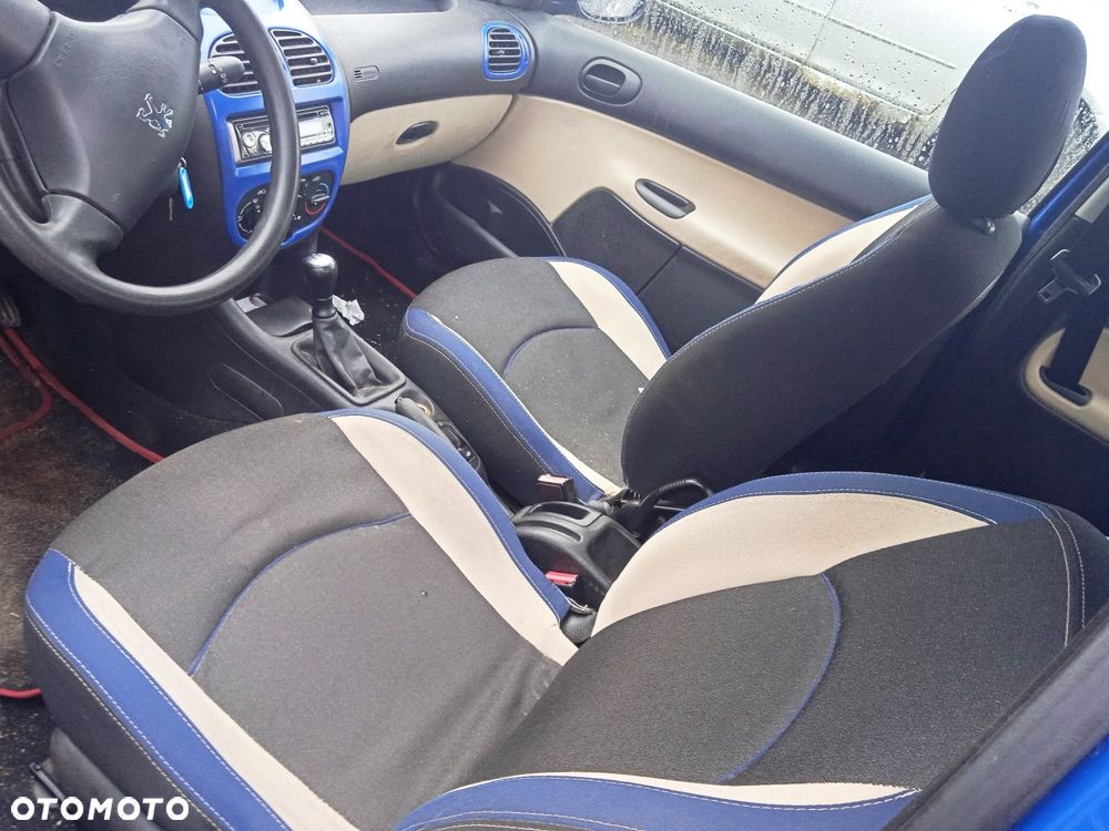 Na części Peugeot 206 1.1 B 5D kolor EGJB silnik HFX skrzynia maska klapa błotnik drzwi zderzak szyba - 5