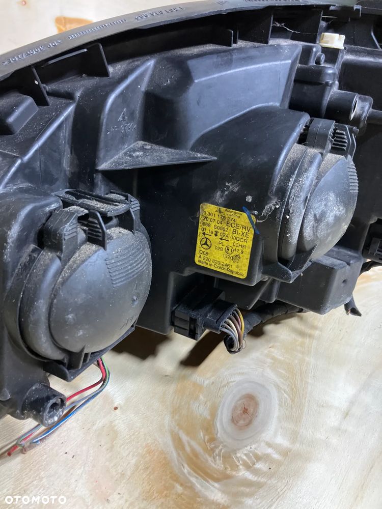 LAMPY PRZÓD MERCEDES W220 XENON LIFT LAMPA PRAWA LEWA BI XENON A2208202361 A2208202461 1309329087 PRZETWORNICA - 19