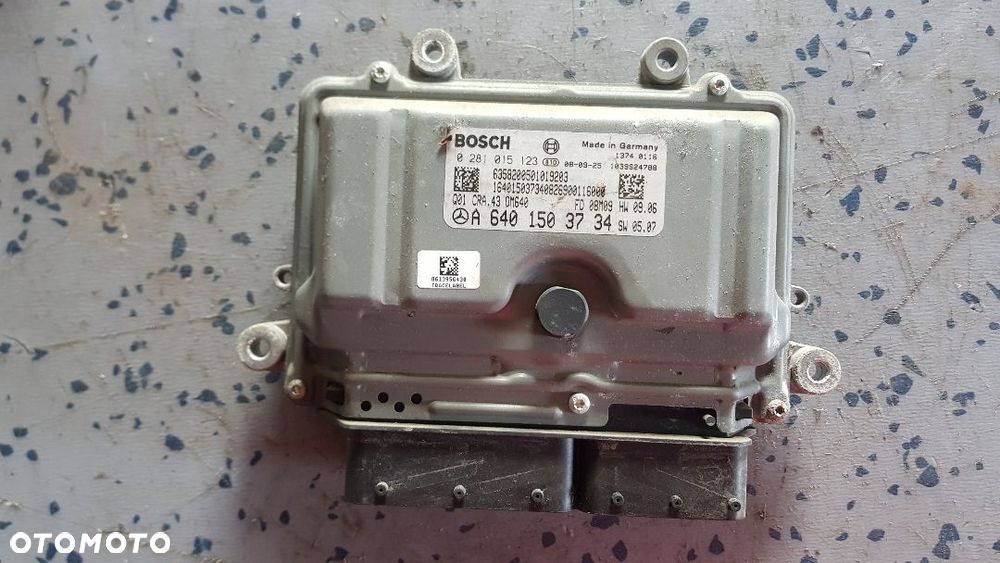 MERCEDES A KLASA W169 B KLASA W245 2.0 CDI STEROWNIK SILNIKA A6401503734 0281015123 - 1