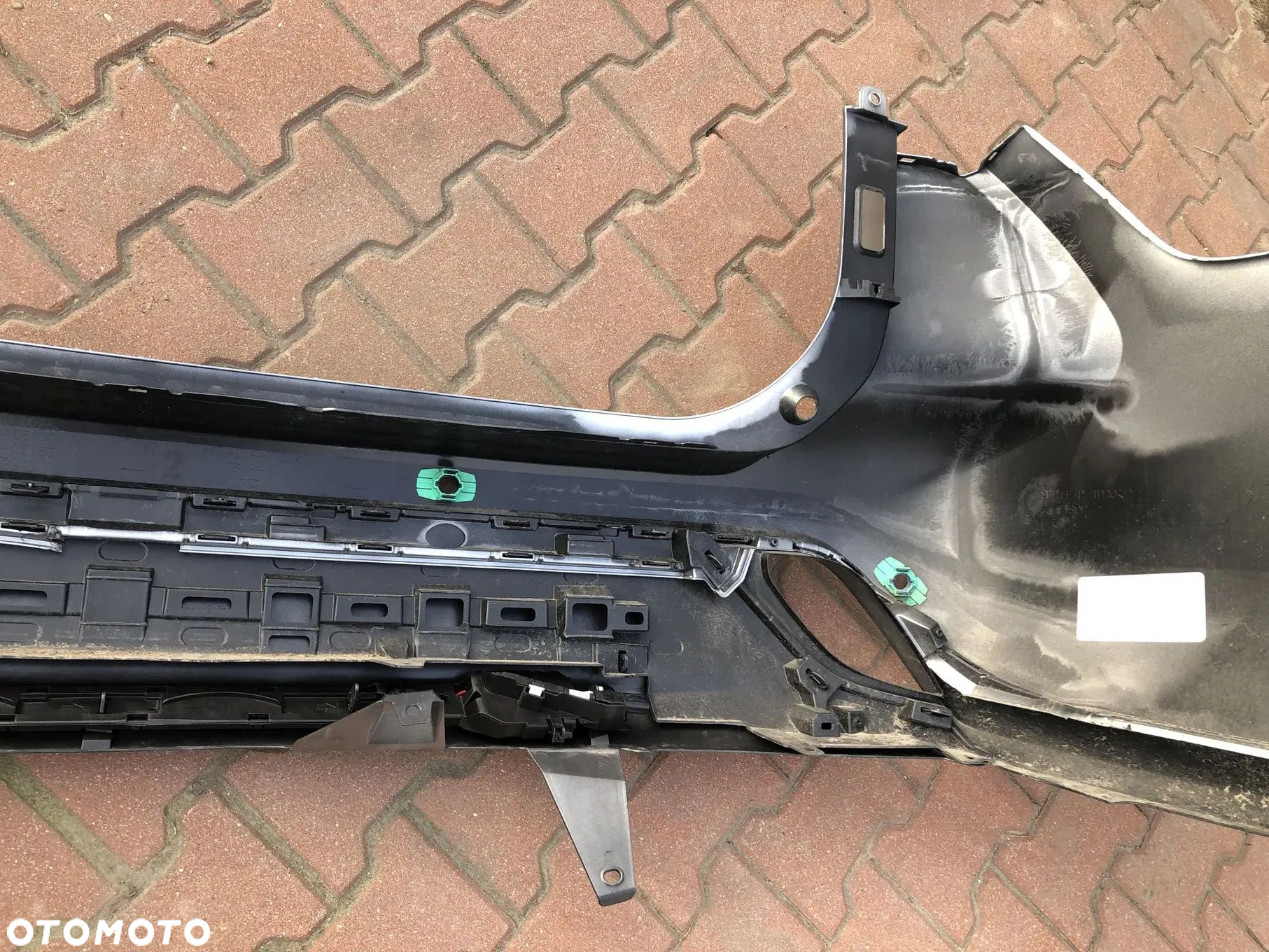 TOYOTA HIGHLANDER 2019- ZDERZAK TYLNY TYŁ CHROM DOKŁADKA SPOILER HOKEJ SENSOR MO - 13