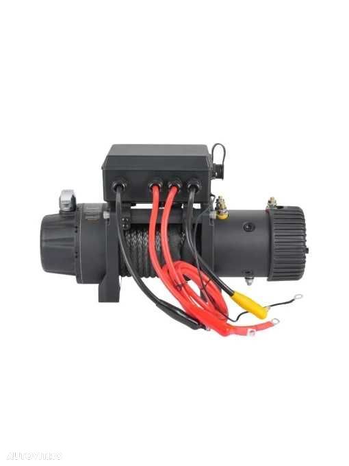 Troliu electric auto EMD Winch 6000lbs (2722kg), 12V, cablu sintetic, 15m, raport 173:1 - 3