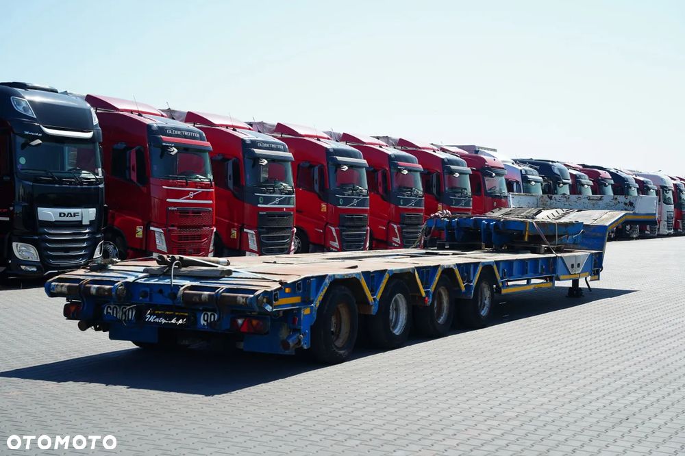 Trax NACZEPA / LAWETA NISKOPODWOZIE 15,3 M / 4 OSIE / 2 SKRĘTNE / DMC 65 000 KG - 10