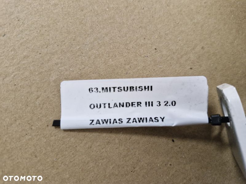 mitsubishi outlander iii 3 2.0 zawias zawiasy drzwi lewy przód komplet - 5