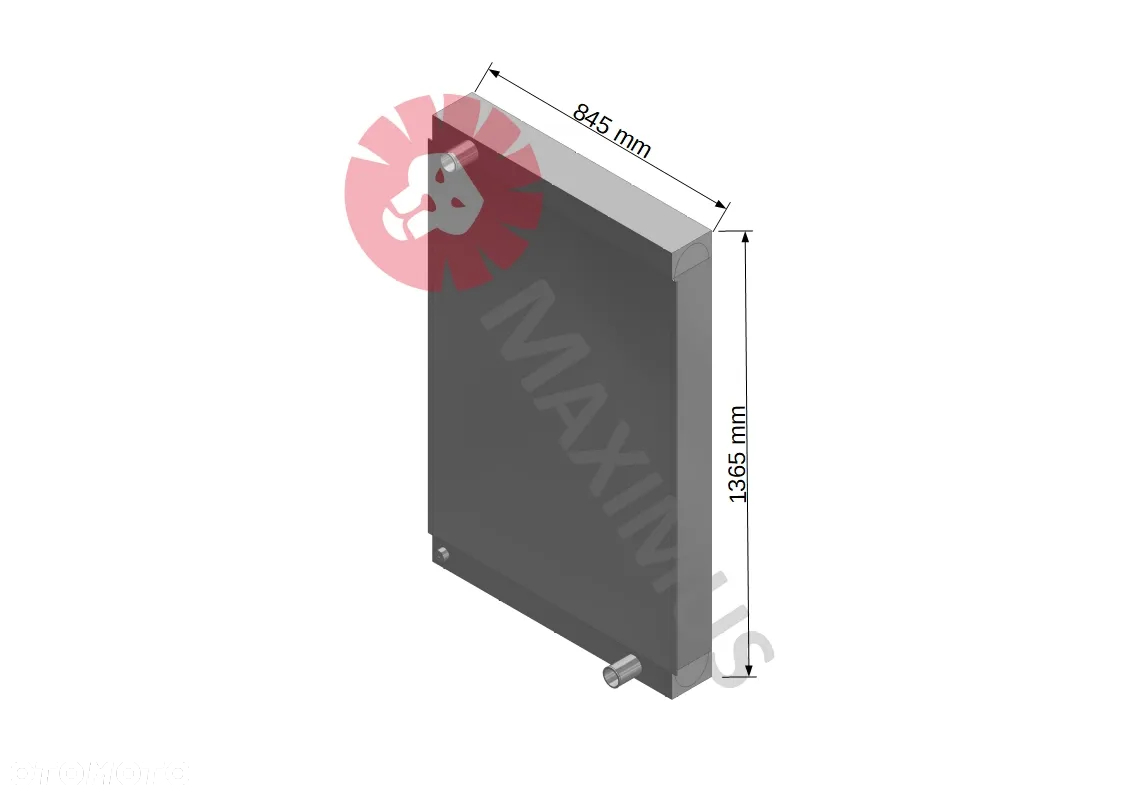 NOWA CHŁODNICA WODY VOLVO  L150 , L180 , L220 , L250 15147470 15156258 15147619 15156195 - 2
